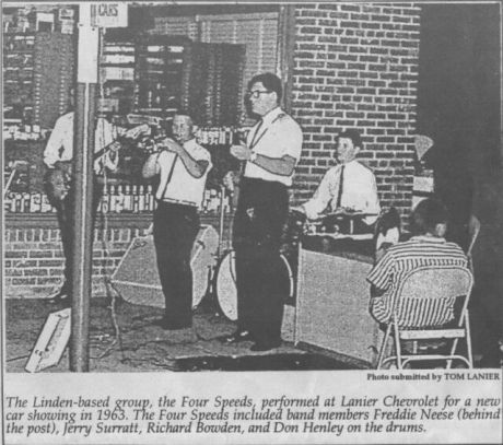 The Four Speeds - Linden, TX - 1963